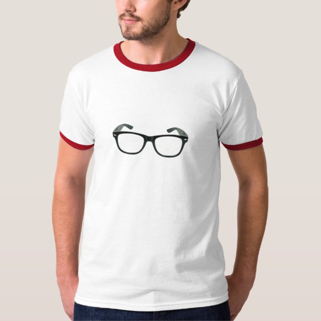Camiseta Nerdy de los vidrios (Anverso)