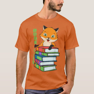 Camiseta Nerdy Fox Book, Divertido Animal Lover Para Hombre