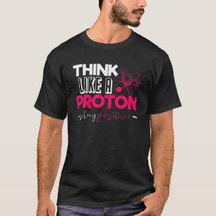 Camiseta Nerdy Funny Piensa Como Una Química Periódica Prot