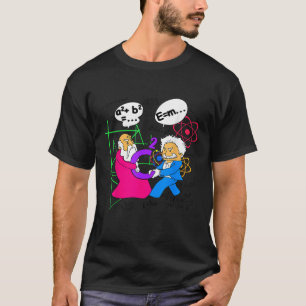 Camiseta Nerdy Funny Pythagoras Luchando Sobre La Mata Al C