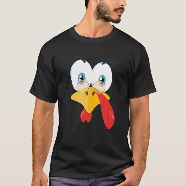 Camiseta Nerdy Grandpa Turkey Nerdy Turquía Cara Con Glasse (Anverso)