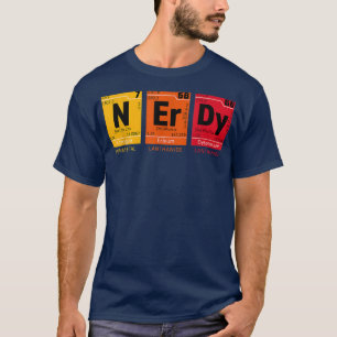 Camiseta Nerdy Periodic Table Funny Science
