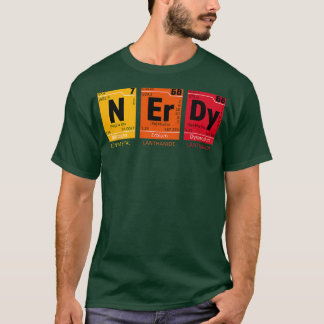 Camiseta Nerdy Periódico Table Funny Science Premium