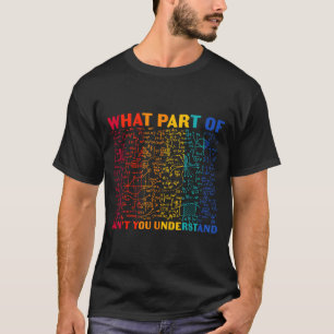 Camiseta Nerdy Qué Parte De Las Matemáticas No Entiendes Ál