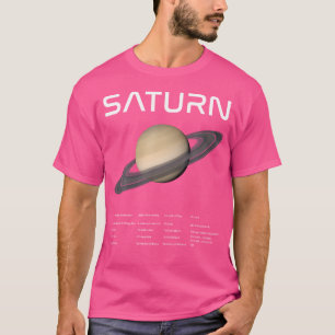 Camiseta Nerdy Saturn Astronomía Planetas Solar