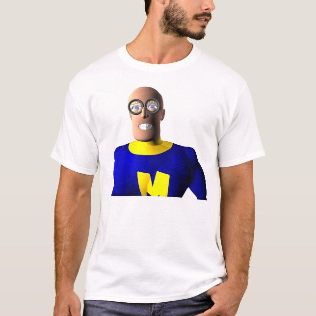 Camiseta Nerdy Super Hero (Anverso)
