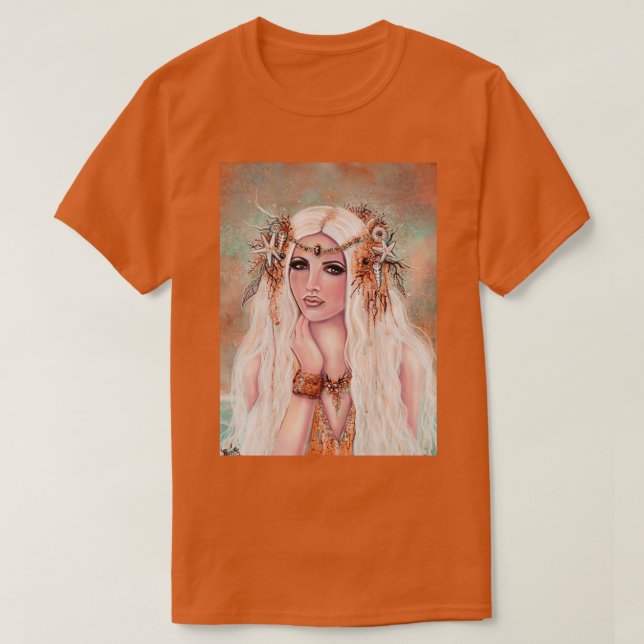 Camiseta Nereides Sea nymph Mermaid by Renee Lavoie (Diseño del anverso)