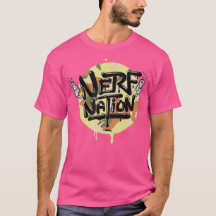 Camiseta Nerf: Las armas de la nación disparan a los gatill
