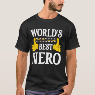 Camiseta Nero Nombre personal Gracioso Nombre Mejor N del M