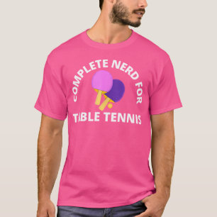 Camiseta Nervio Completo De La Pestaña De Tenis De Mesa Hom