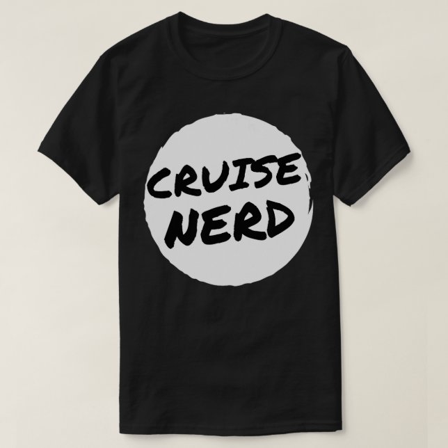 Camiseta Nervio De Cruceros Graciosos Para Hombres Mujeres  (Diseño del anverso)
