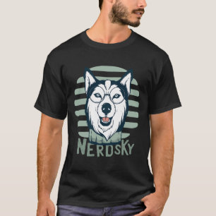 Camiseta Nervio Husky Con Gafas