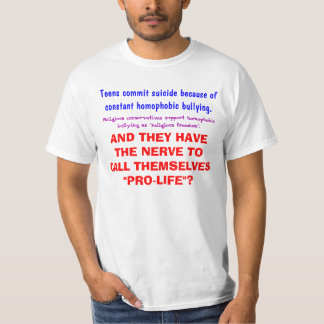 Camiseta Nervio para llamarse antiabortistas