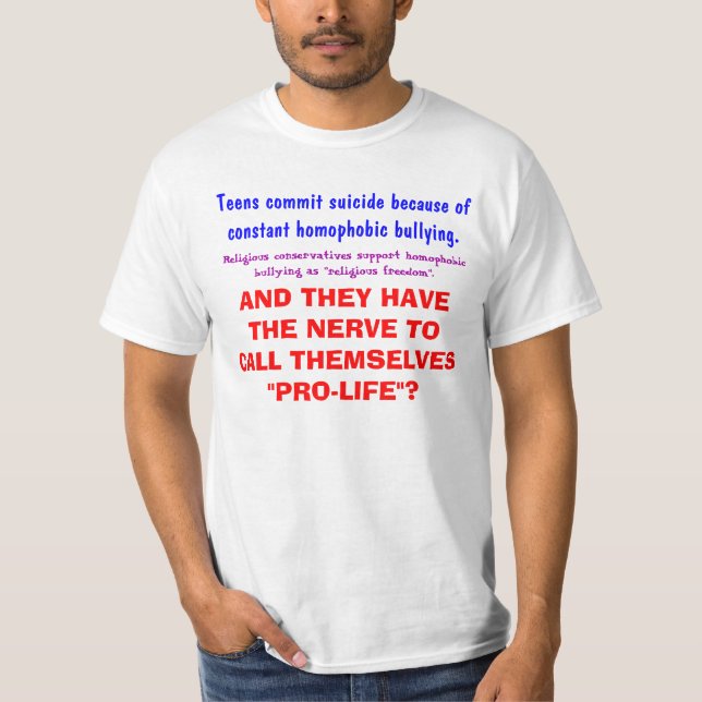 Camiseta Nervio para llamarse antiabortistas (Anverso)