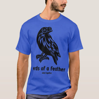 Camiseta Nervios de una pluma inteligente como cuervo