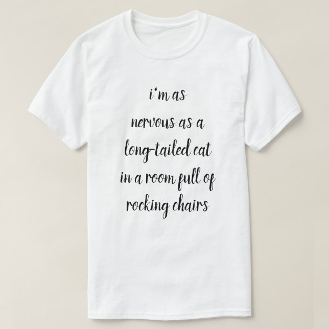 Camiseta nervioso (Diseño del anverso)