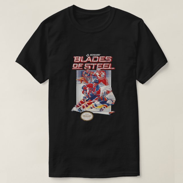 Camiseta NES Blades de acero  (Diseño del anverso)