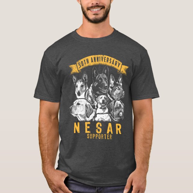 Camiseta NESAR K9 de 50 años (Anverso)
