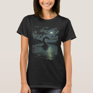 Camiseta Nessie Monstruo del Lago Ness Sueño Etéreo Horror