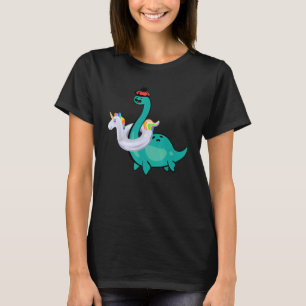 Camiseta Nessie Unicorn Pool Inflable Loch Ness Monstruo