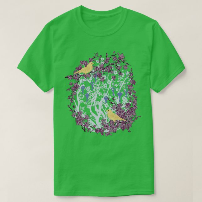 Camiseta Nestings de aves (Diseño del anverso)