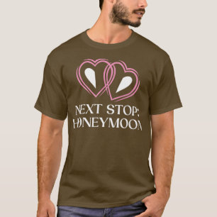 Camiseta Net Stop Honeymoon Wedding Party Husband And Wife 