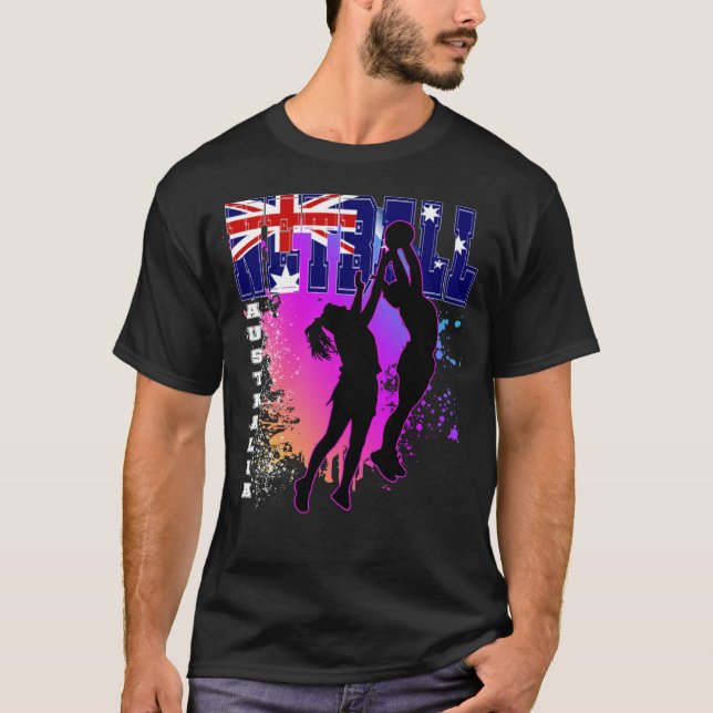 Camiseta Netball de Australia (Anverso)