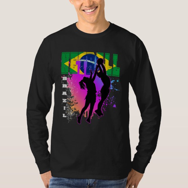 Camiseta Netball de Brasil (Anverso)