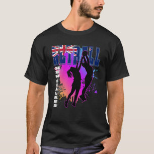 Camiseta Netball de Nueva Zelanda