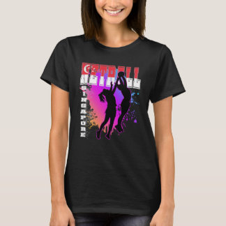 Camiseta Netball de Singapur