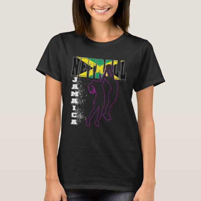 Camiseta Netball del equipo mundial de Jamaica (Anverso)