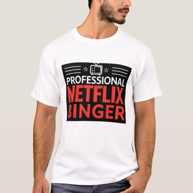 Camiseta Netflix Binger profesional (Anverso)