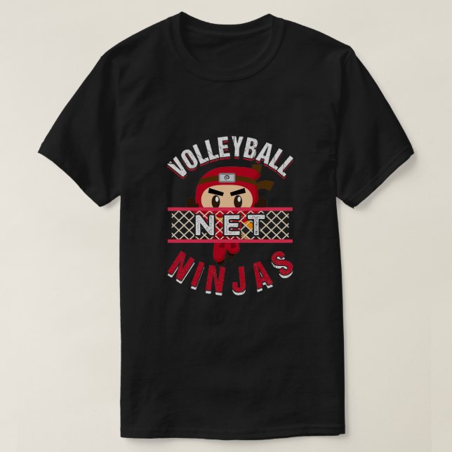 Camiseta Neto de voleibol Ninjas (Diseño del anverso)