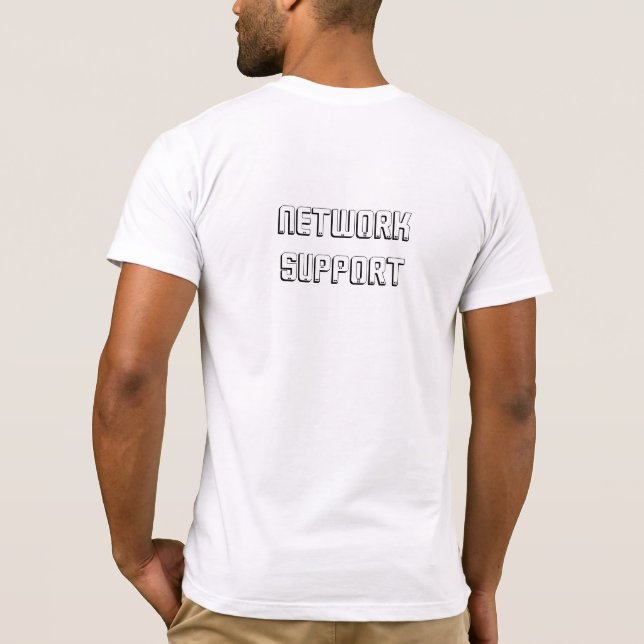 Camiseta  network Support (Reverso)