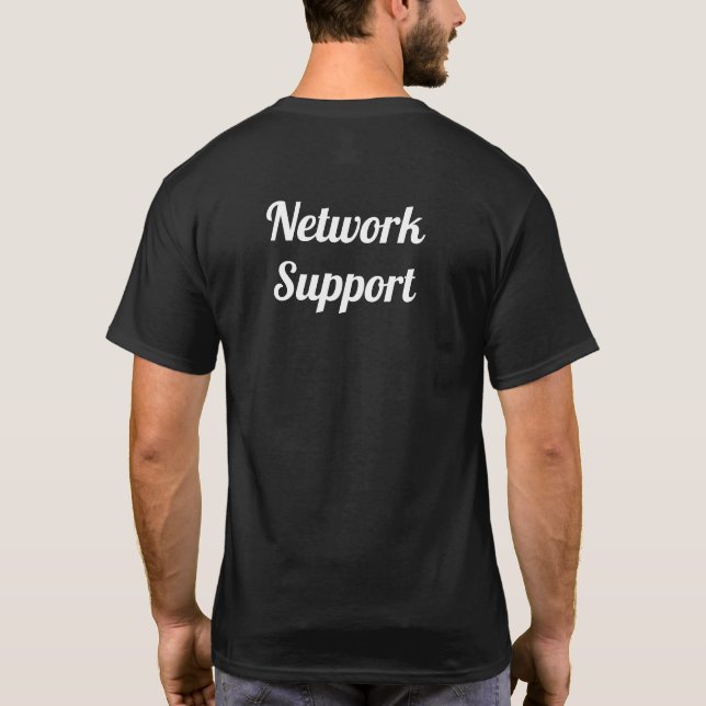 Camiseta network support (Reverso)