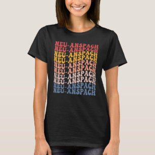 Camiseta Neu-Anspach City Groovy Retro