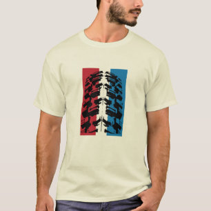 Camiseta Neumático americano de la bici de montaña