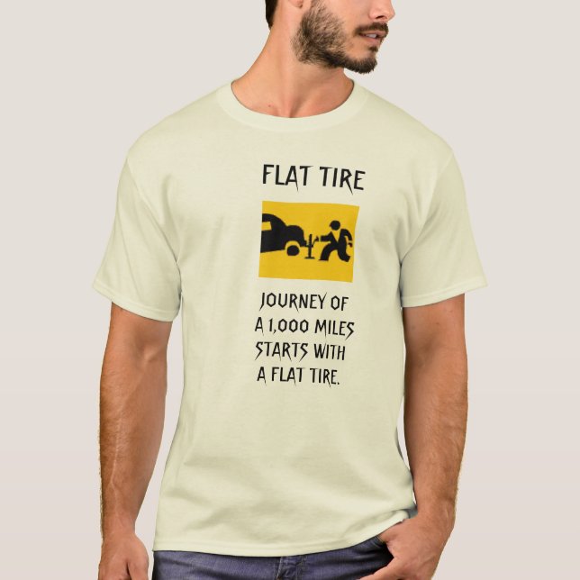 Camiseta Neumático desinflado (Anverso)