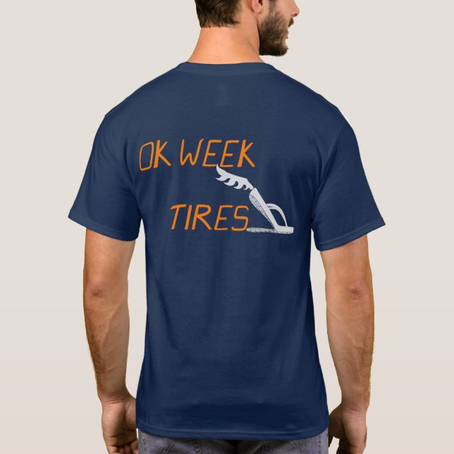 Camiseta Neumáticos de la semana de autorización (Reverso)