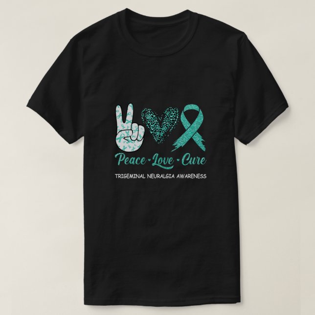Camiseta Neuralgia trigeminal Conciencia Paz Cura de amor L (Diseño del anverso)