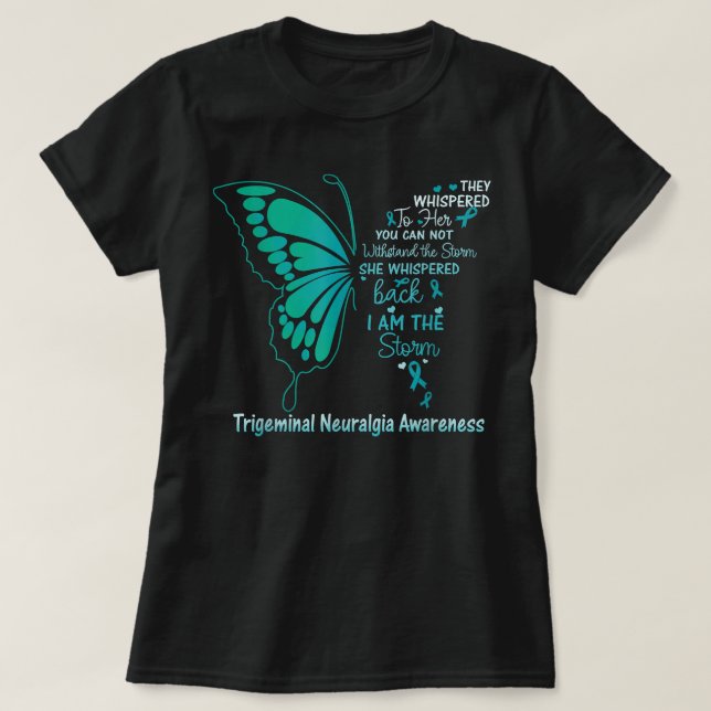 Camiseta Neuralgia triginal soy la tormenta  (Diseño del anverso)