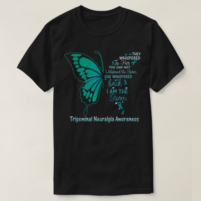 Camiseta Neuralgia triginal soy la tormenta  (Diseño del anverso)