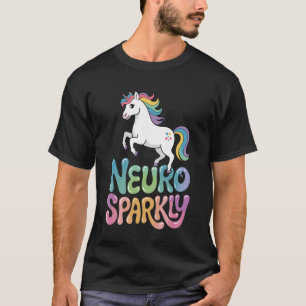 Camiseta Neuro Brillante Divertido Neurodiverso ADHD Autism