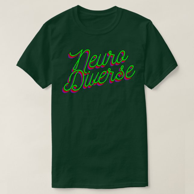 Camiseta Neuro Diverse Design ADHD Premium  (Diseño del anverso)