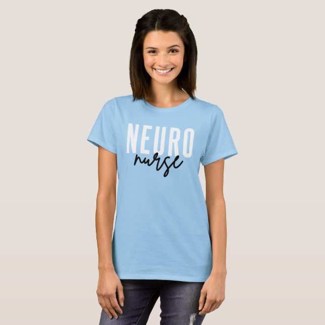 Camiseta Neuro Enfermero Neurociencia apreciaciones regalos (Anverso completo)
