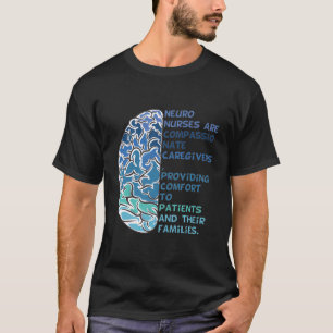 Camiseta Neuro Nurs Work School Funny Team Squad Gifts Wom