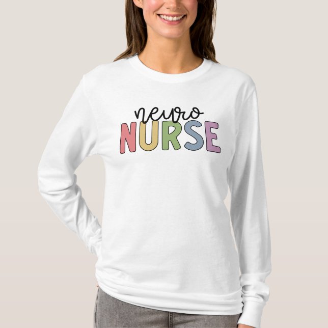 Camiseta Neuro Nurse Neuroscience Nurse Nurse Gifts (Anverso)