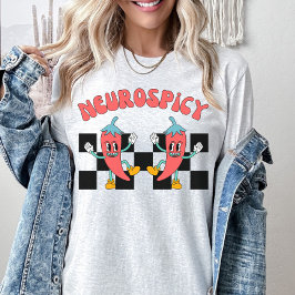 Camiseta Neuro Spich, Autismo, TDAH, Neurodiversidad Retro