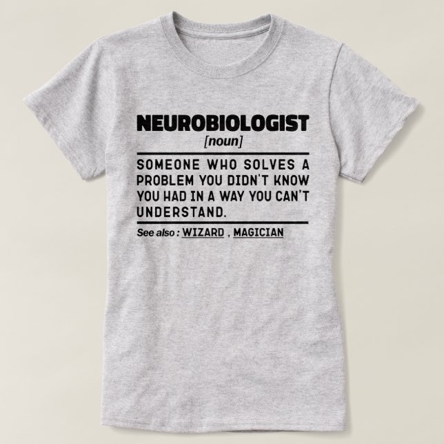 Camiseta Neurobiólogo Enfermería de Neurología Nuevo profes (Diseño del anverso)