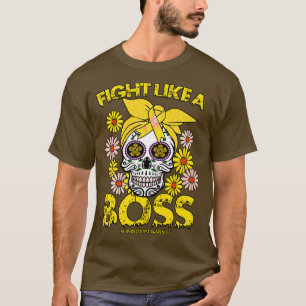 Camiseta Neuroblastoma Lucha de concientización como jefe